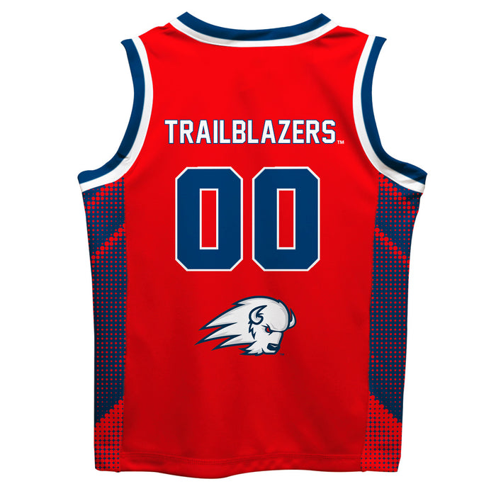 Utah Tech University Trailblazers Vive La Fete Game Day Red Boys Fashion Basketball Top - Vive La Fête - Online Apparel Store