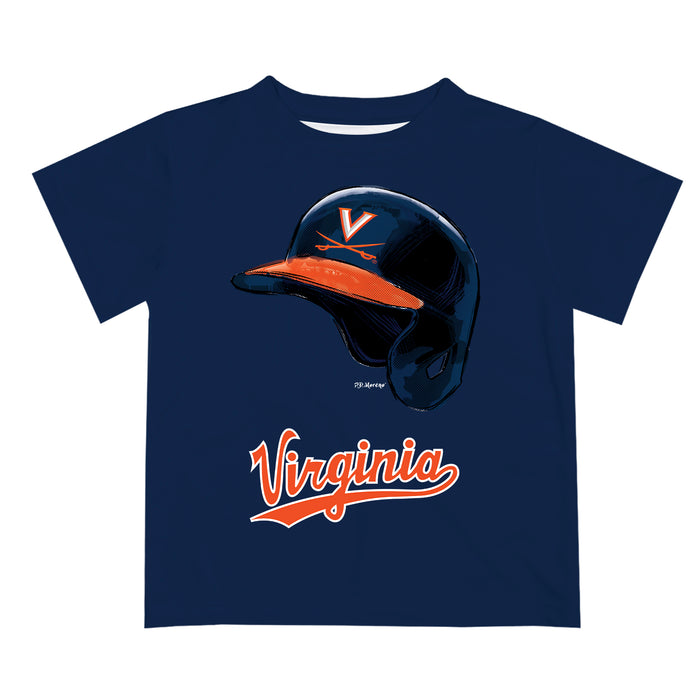 Virginia Cavaliers UVA Original Dripping Baseball Helmet Blue T-Shirt —  Vive La Fête - Online Apparel Store