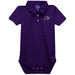 Western Carolina Catamounts Embroidered Purple Solid Knit Polo Onesie