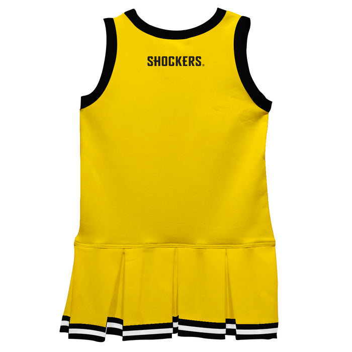 Wichita State Shockers WSU Vive La Fete Game Day Yellow Sleeveless Cheerleader Dress - Vive La Fête - Online Apparel Store