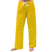 Wichita State Shockers WSU Vive La Fete Game Day All Over Logo Women Yellow Lounge Pants