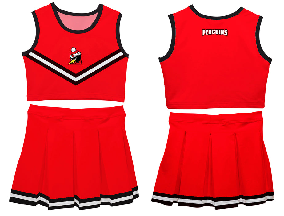 Youngstown State Penguins Vive La Fete Game Day Red Sleeveless Cheerleader Set - Vive La Fête - Online Apparel Store