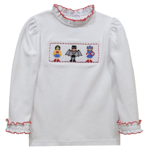 Vive la Fete Girl Birthday Smocked Shirt - Spoiled Sweet Boutique