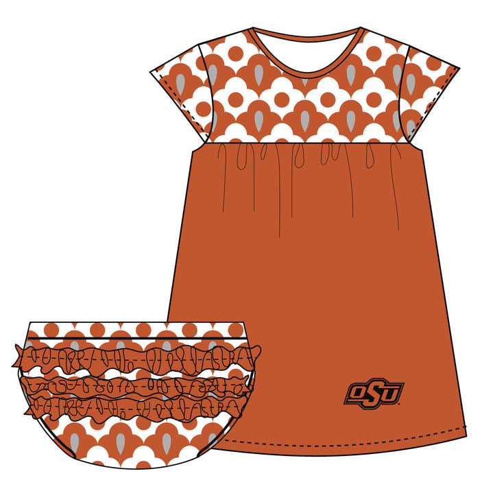 Oklahoma State Cap Sleeve Dress and Bloomer